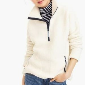 J. Crew Polartec Fleece Half Zip Pullover Jacket